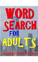 Word Search for Adults