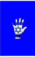 Star of David Hanukkah Journal: Blue, Hand, Lined Journal & Notebook, Small(Elite Journal)