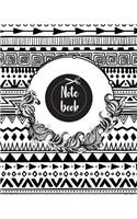 Notebook: : Lined: Notebook Journal, School Notes, Diary, 120 Lined pages, Size 8" x 10" Black Boho Cover