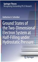 Ground States of the Two-Dimensional Electron System at Half-Filling under Hydrostatic Pressure