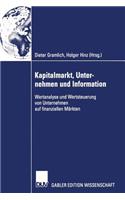 Kapitalmarkt, Unternehmen Und Information