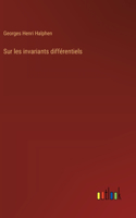 Sur les invariants différentiels