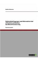 Rahmenbedingungen und Alternativen der öffentlich-rechtlichen Rundfunkfinanzierung