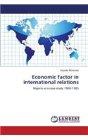 Economic factor in international relations