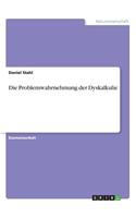 Problemwahrnehmung der Dyskalkulie