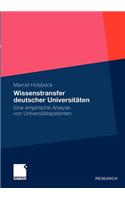 Wissenstransfer Deutscher Universitäten