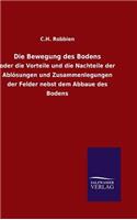 Die Bewegung des Bodens: (German)
