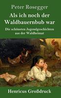 Als ich noch der Waldbauernbub war (Großdruck): Die schönsten Jugendgeschichten aus der Waldheimat