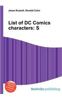 List of DC Comics Characters: S(English)