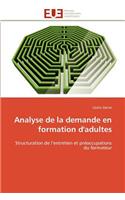 Analyse de la Demande En Formation d'Adultes