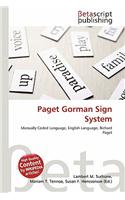Paget Gorman Sign System: (English)