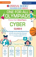 Oswaal One For All Olympiad Previous Years' Solved Papers, Class-6 Cyber Book (For 2023 Exam)