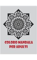 Coloro mandala per adulti
