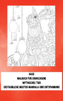Malbuch für Erwachsene - Erstaunliche Muster Mandala und Entspannung - Mythisches Tier - Hase