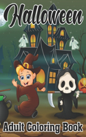 Halloween Adult Coloring Book