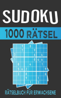 1000 Sudoku Rätselbuch für Erwachsene