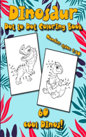 Dinosaur Dot to Dot Coloring Book
