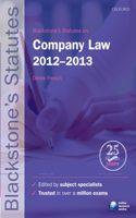 Blackstone's Statutes on Company Law