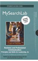 MySearchLab with Pearson EText -- Standalone Access Card -- for Business & Professional Communication
