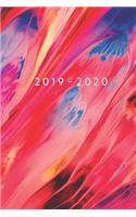 2019 - 2020: Weekly Planner Starting July 2019 - Dec 2020 6 x 9 Dated Agenda Appointment Calendar 18 Month Organizer Book Soft-Cover Abstract Design