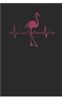 Flamingo Heartbeat: Flamingos Notebook, Blank Lined (6" x 9" - 120 pages) Animal Themed Notebook for Daily Journal, Diary, and Gift