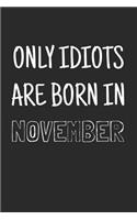 Only idiots are born in November: (Birthday by Month)