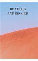 Boat Log and Record: Boating Trip Record and Expense Tracker