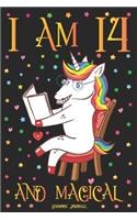 Unicorn Journal I am 14 and Magical