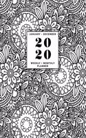 January - December - 2020 Weekly + Monthly Planner