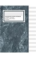 Manuscript Paper Notebook