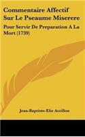 Commentaire Affectif Sur Le Pseaume Miserere