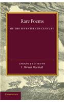 Rare Poems of the Seventeenth Century