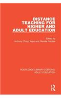 Distance Teaching For Higher and Adult Education