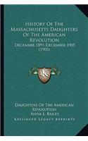 History Of The Massachusetts Daughters Of The American Revolution