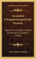 Accusation D'Empoisonnement Par L'Arsenic