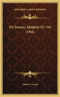 On Terence, Adelphoe 511-516 (1916)