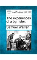 The Experiences of a Barrister.