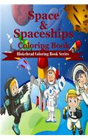 Space and Spaceships Coloring Book