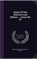 Report Of The Directors And Officers ..., Issues 86-87