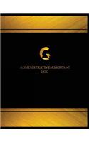 Administrative Assistant Log (Log Book, Journal - 125 pgs, 8.5 X 11 inches)
