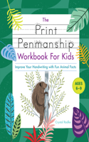 Print Penmanship Workbook for Kids