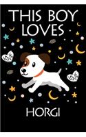 This Boy Loves Horgi Notebook