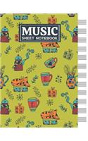 Music Sheet Notebook