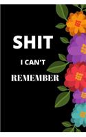 Shit I Can't Remember