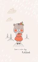 Notebook Journal: Have a Nice Day Gratitude Journal Notebook Diary Record for Children Girls Teens With Daily Prompts to Writing and Practicing . 6x9 120 Pages (Plann