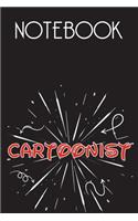 CARTOONIST Notebook, Simple Design