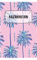 Kazakhstan: Dotted Travel Diary Notebook or Journey Dotted Grid Journal - Holiday Trip Pocketbook for Men and Women with Dots
