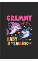 Grammy Of The Baby Shark: Womens Grammy Of The Baby Shark Birthday Grammy Shark Doo Doo Journal/Notebook Blank Lined Ruled 6x9 100 Pages