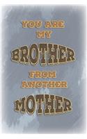 You are my brother from another mother: Gutscheinheft zum selber ausfüllen, Gutschein-Erlebnis-Buch, 12 Gutscheine für 1 Jahr, Geschenk für den besten Freund, Bruder