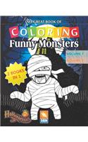Funny Monsters - 2 books in 1 - Volume 1 + Volume 2